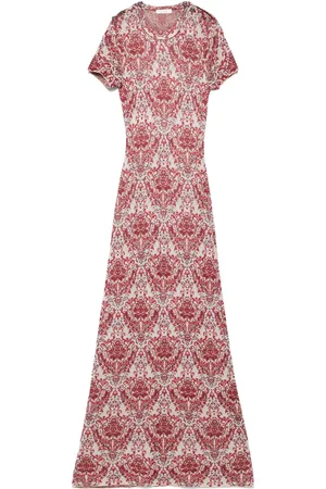 Paco rabanne Vestido largo en jacquard