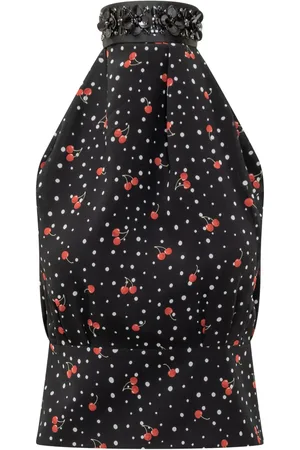 Des Phemmes Top con cuello halter