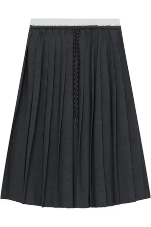 tout a coup Falda midi con diseño plisado