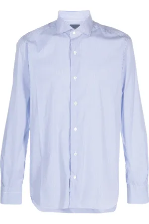 BARBA Camisa manga larga con rayas estampadas