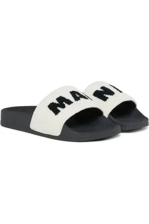 Marni Flip flops con logo en jacquard