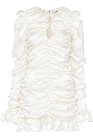 ROTATE Vestido corto con efecto satinado