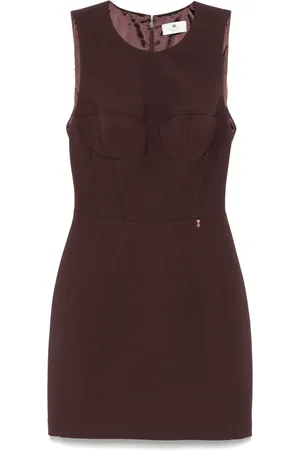 Elisabetta Franchi Vestido corto en crepé