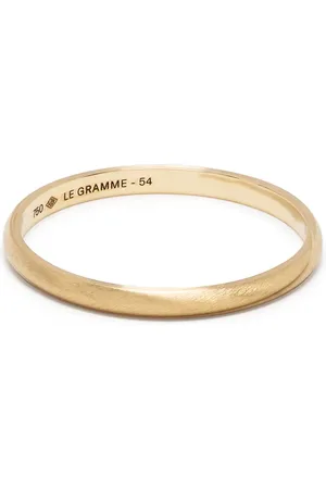 Le Gramme Anillo 1g en oro amarillo de 18kt con efecto cepillado
