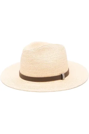 PESERICO SIGN Sombrero fedora con tira de piel