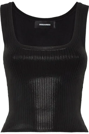 Dsquared2 Top tejido de canalé