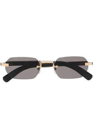 Cartier Lentes de sol rectangulares