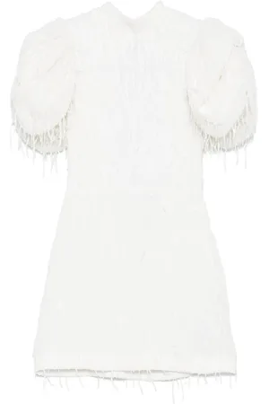 ROTATE Vestido corto con mangas farol