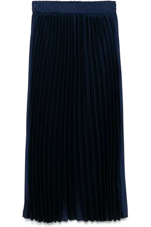 Kaos Falda midi con diseño plisado