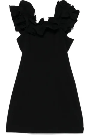 ROTATE Vestido corto con detalles de volantes