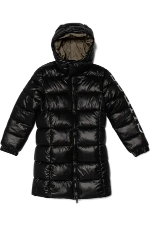 Guess Abrigo capitonado con logo