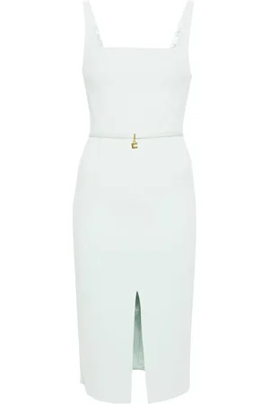 Elisabetta Franchi Vestido midi con cinturón