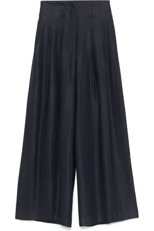 PESERICO SIGN Pantalones palazzo con pliegues