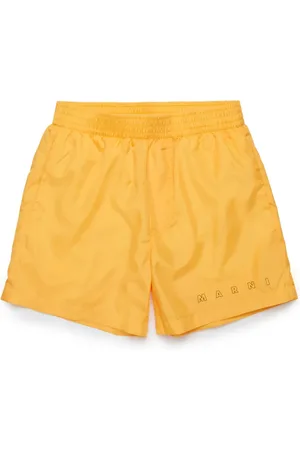 Marni Shorts de playa con logo estampado