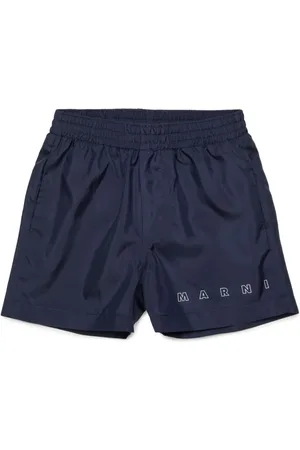 Marni Shorts de playa con logo estampado
