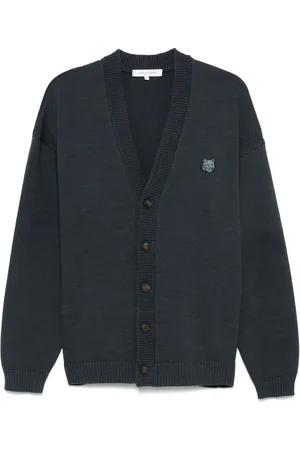Maison Kitsuné Cárdigan con parche Bold Fox Head
