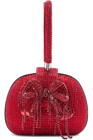 Self-Portrait Bolsa de mano con detalle de strass