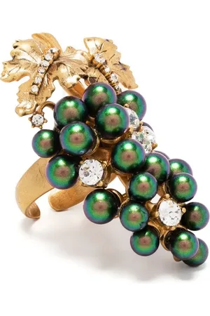 Roberto Cavalli Anillo Grape con detalle de cristal