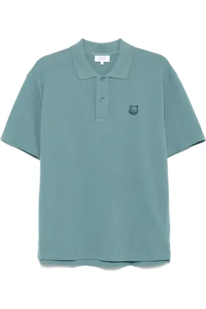 Maison Kitsuné Playera tipo polo con parche Bold Fox Head