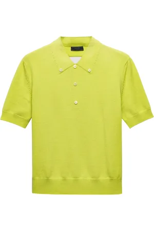 Prada Playera tipo polo con botones