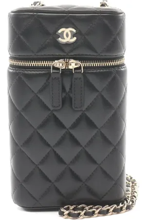CHANEL Funda para celular con capitonado de rombos 2020-2021