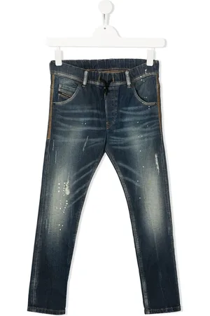 Diesel Jeans slim con efecto envejecido
