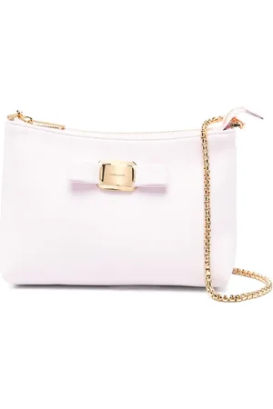 Salvatore Ferragamo Bolsa crossbody con placa Gancini