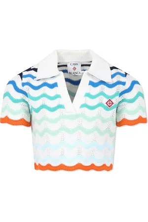 Casablanca Playera tipo polo Gradient Wave
