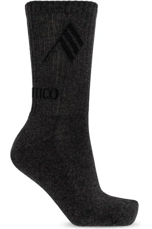 The Attico Calcetines con logo en jacquard