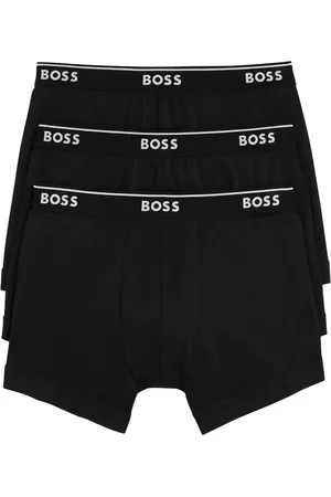 HUGO BOSS Set de tres bóxeres con logo estampado
