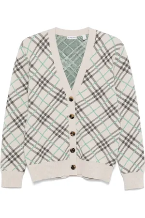 Burberry Cárdigan con cuadros de cuadros