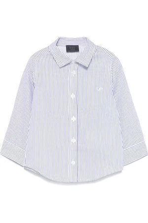 FAY Camisa con rayas estampadas