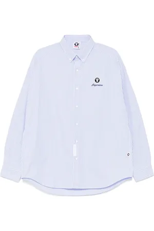 A Bathing Ape Camisa AAPENOW a cuadros con logo de luna