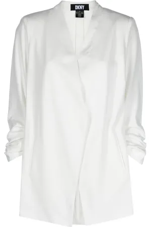 DKNY Blazer con cuello en V