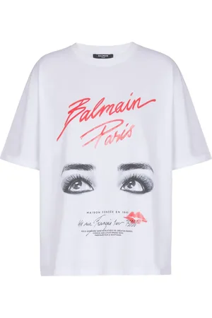 Balmain Playera con estampado Eyes