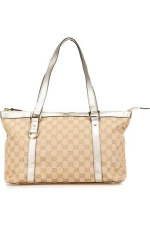Gucci Tote GG Canvas Abbey D Ring 2000-2015