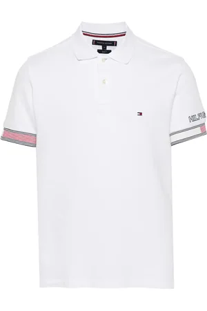 Tommy Hilfiger Playera tipo polo con logo bordado