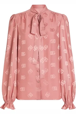 Dolce & Gabbana Blusa con logo estampado