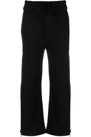 THOM KROM Pantalones capri con cordones en la pretina y cierre