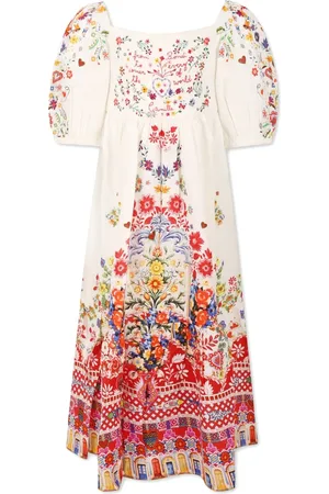 Camilla Vestido con estampado Faith Luck & Justice