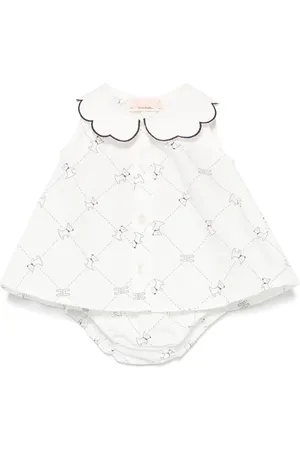 Elisabetta Franchi Blusa con logo estampado