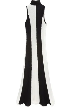 Msgm Vestido largo con motivo de rayas