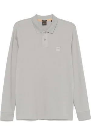 HUGO BOSS Playera tipo polo con parche del logo