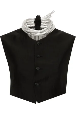YOHJI YAMAMOTO Chaleco con cuello removible
