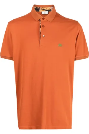 Etro Playera tipo polo con logo bordado