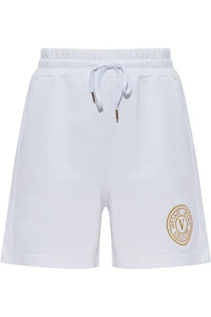 VERSACE Shorts con logo bordado