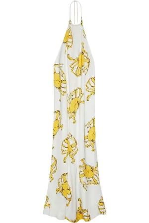Msgm Vestido con estampado de cangrejos