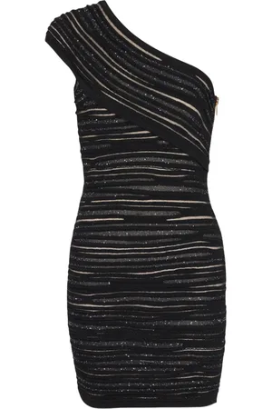 Balmain Vestido con detalle de glitter