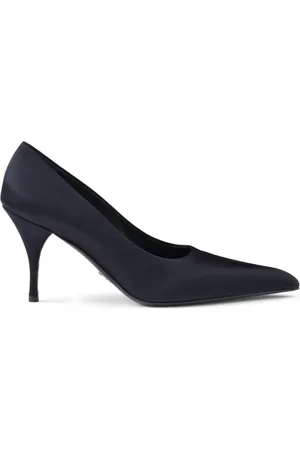 Prada Zapatillas satinada con tacón de 85mm