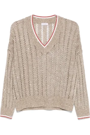 Brunello Cucinelli Playera de tejido flojo